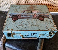 Arthur Weasley vintage metal case